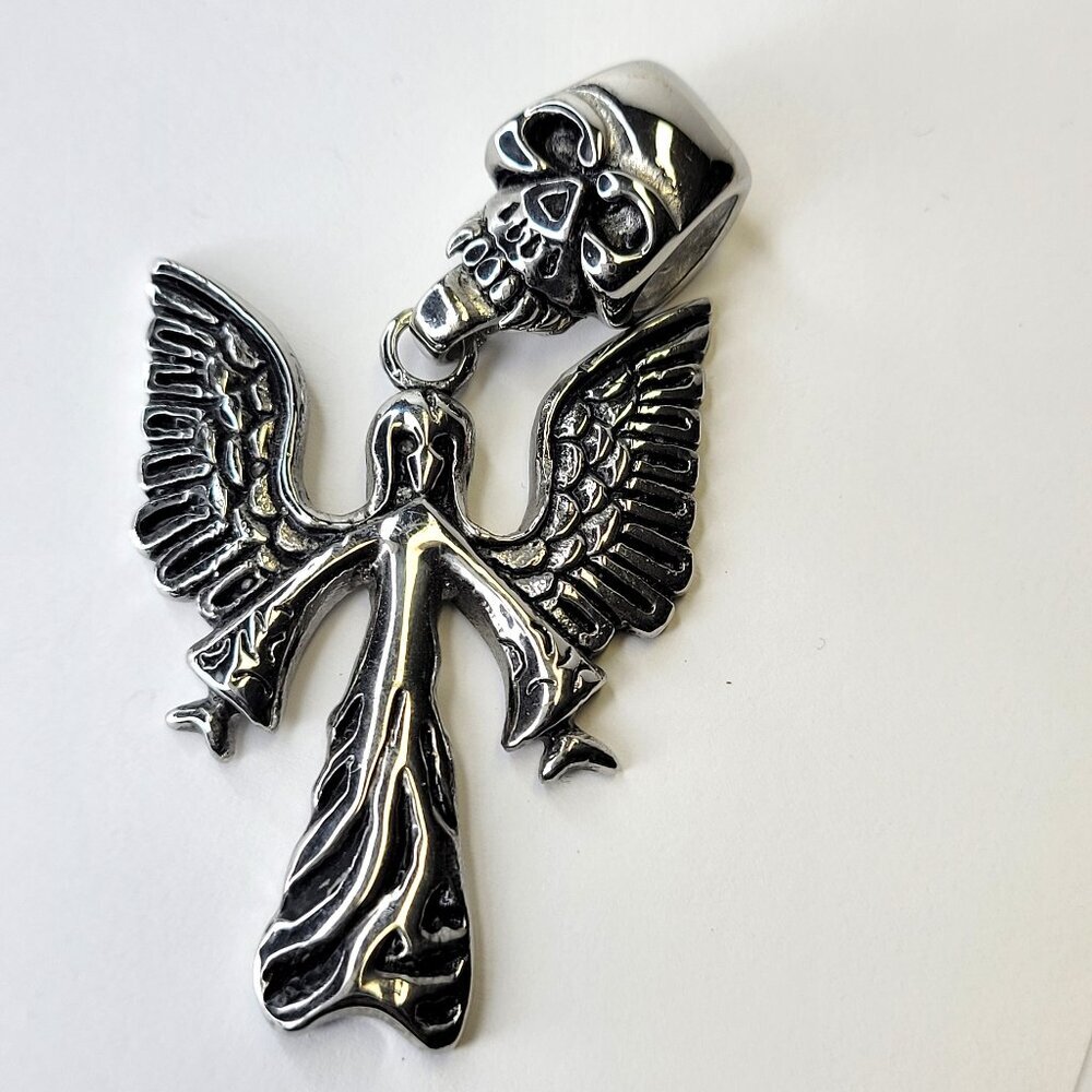 Skeleton Pendant Stainless Steel